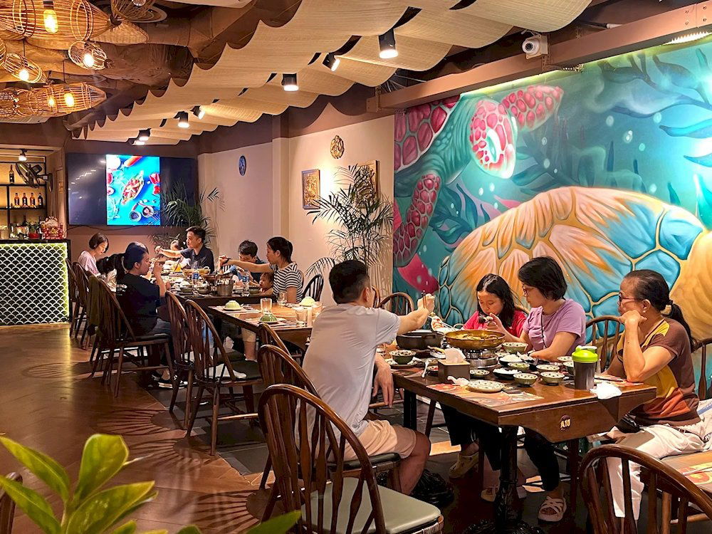 Cha Ca La Vong restaurant in Hanoi, Vietnam