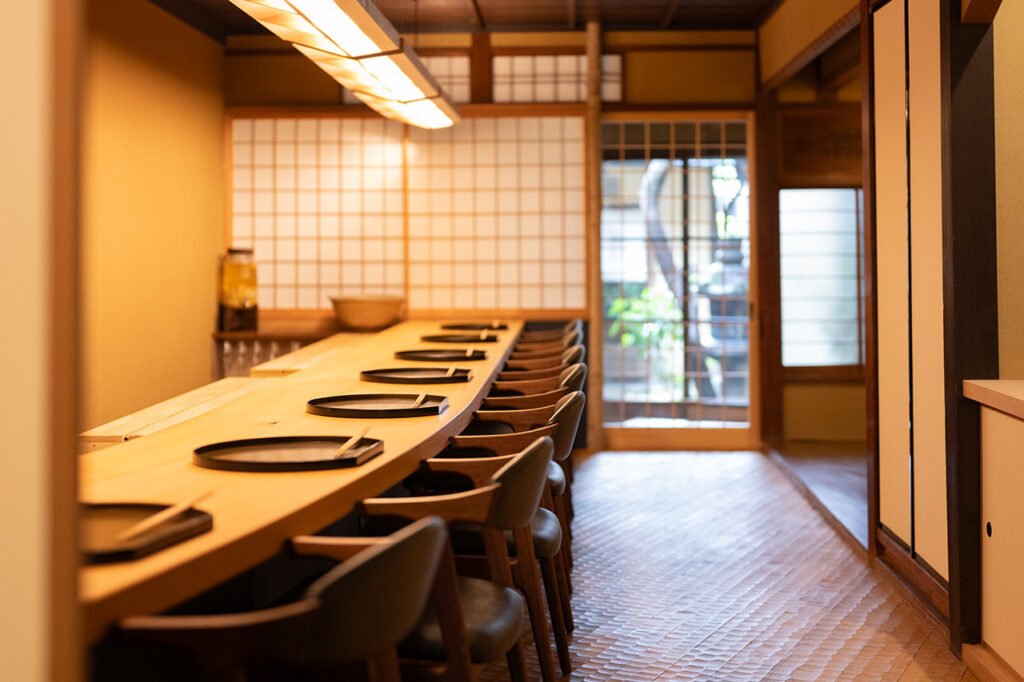 Nijo Yamagishi restaurant in Kyoto, Japan