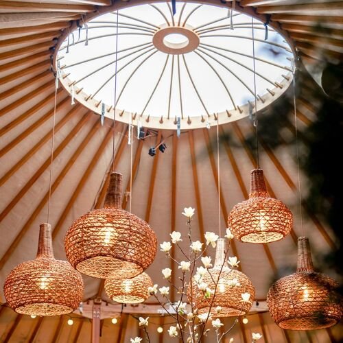 The Yurt at Nicholsons restaurant in North Aston