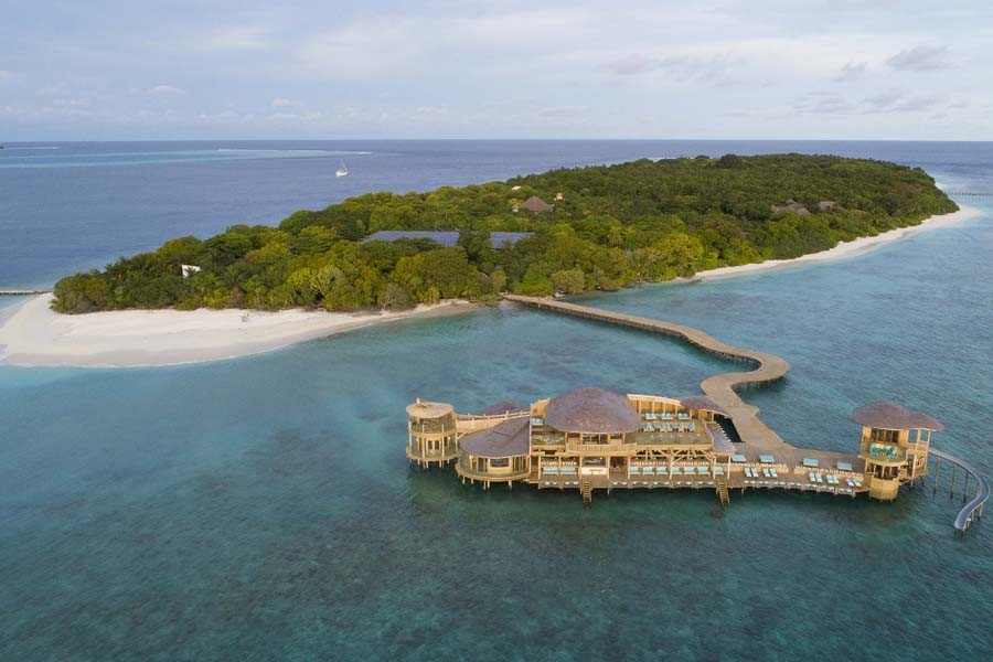 Soneva Fushi hotel in Eydhafushi, Maldives