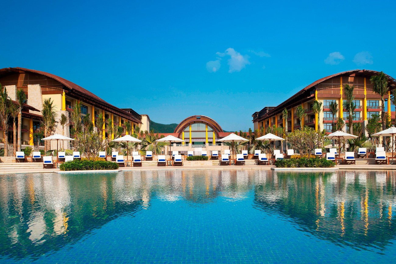 The St. Regis Sanya Yalong Bay Resort hotel in Sanya, China