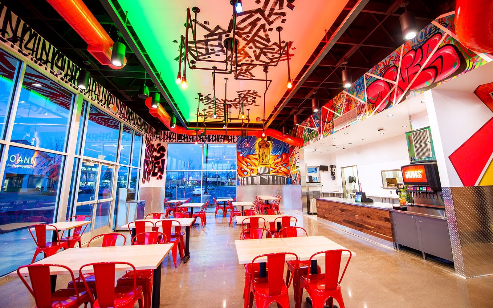 Dave's Hot Chicken restaurant in Los Angeles, United States