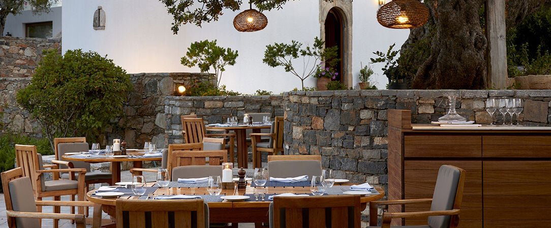 Old Mill restaurant in Elounda, Greece