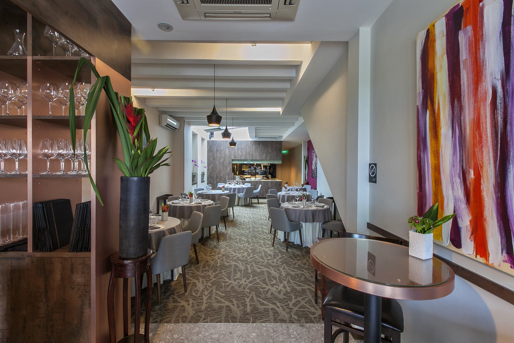 Rhubarb Le Restaurant restaurant in Singapore, Singapore