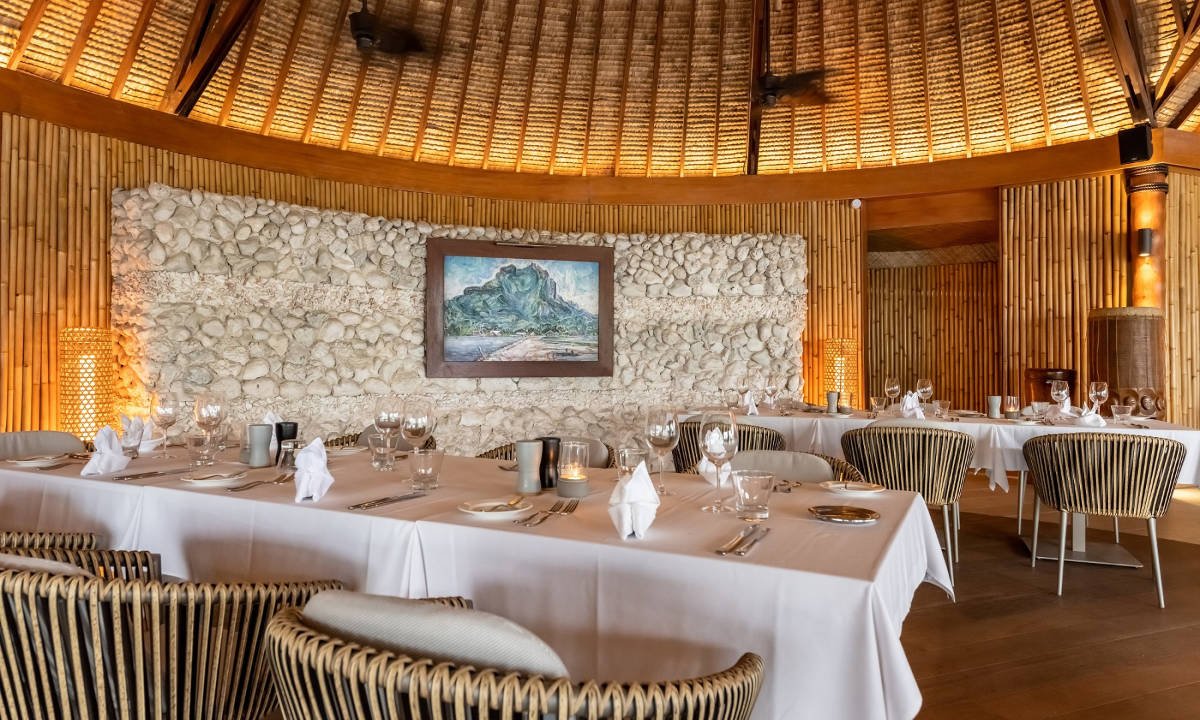 Otemanu restaurant in Vaitape, French Polynesia