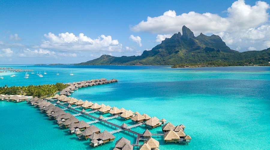 The St. Regis Bora Bora Resort hotel in Bora Bora, French Polynesia