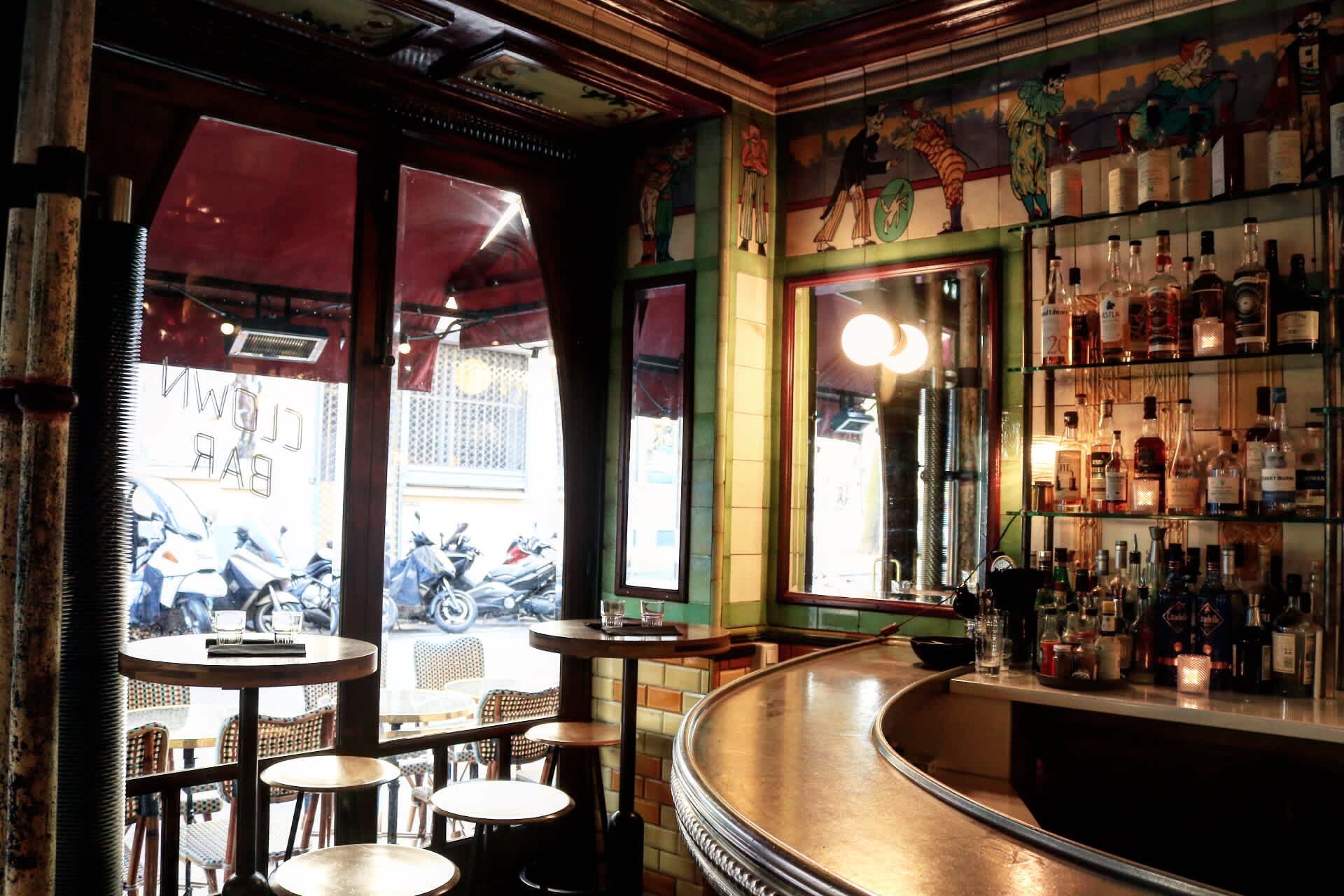 Clown Bar restaurant in Paris, France