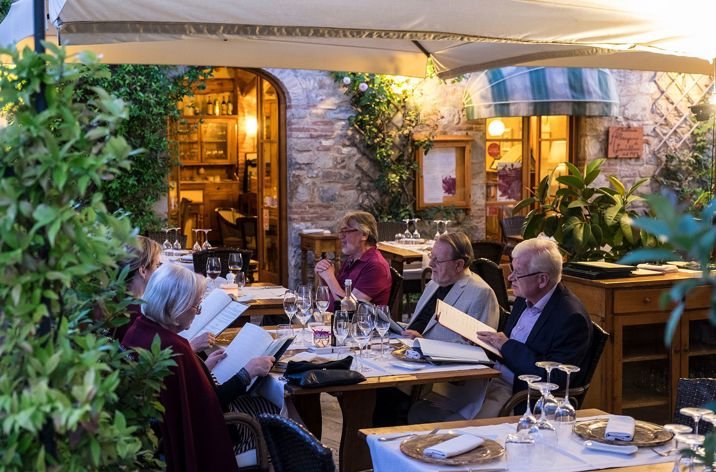 Vitique restaurant in Greve in Chianti, Italy