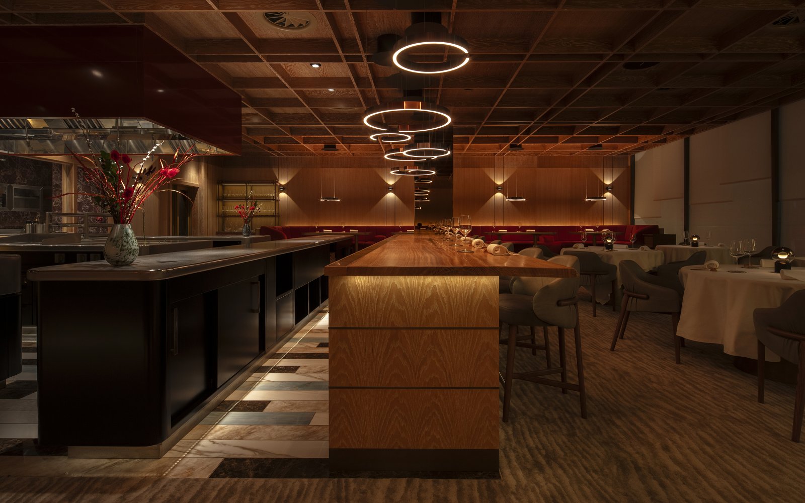 Row on 5 restaurant in London, United Kingdom