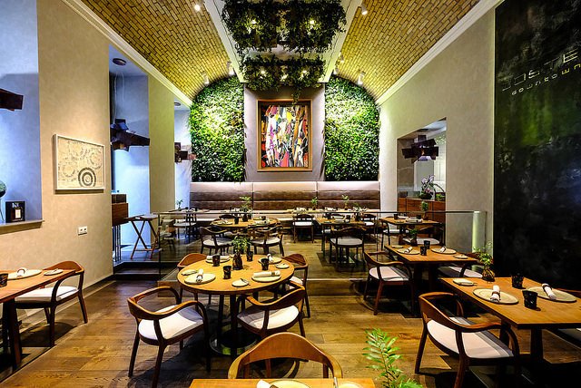 Costes Downtown restaurant in Budapest, Hungary