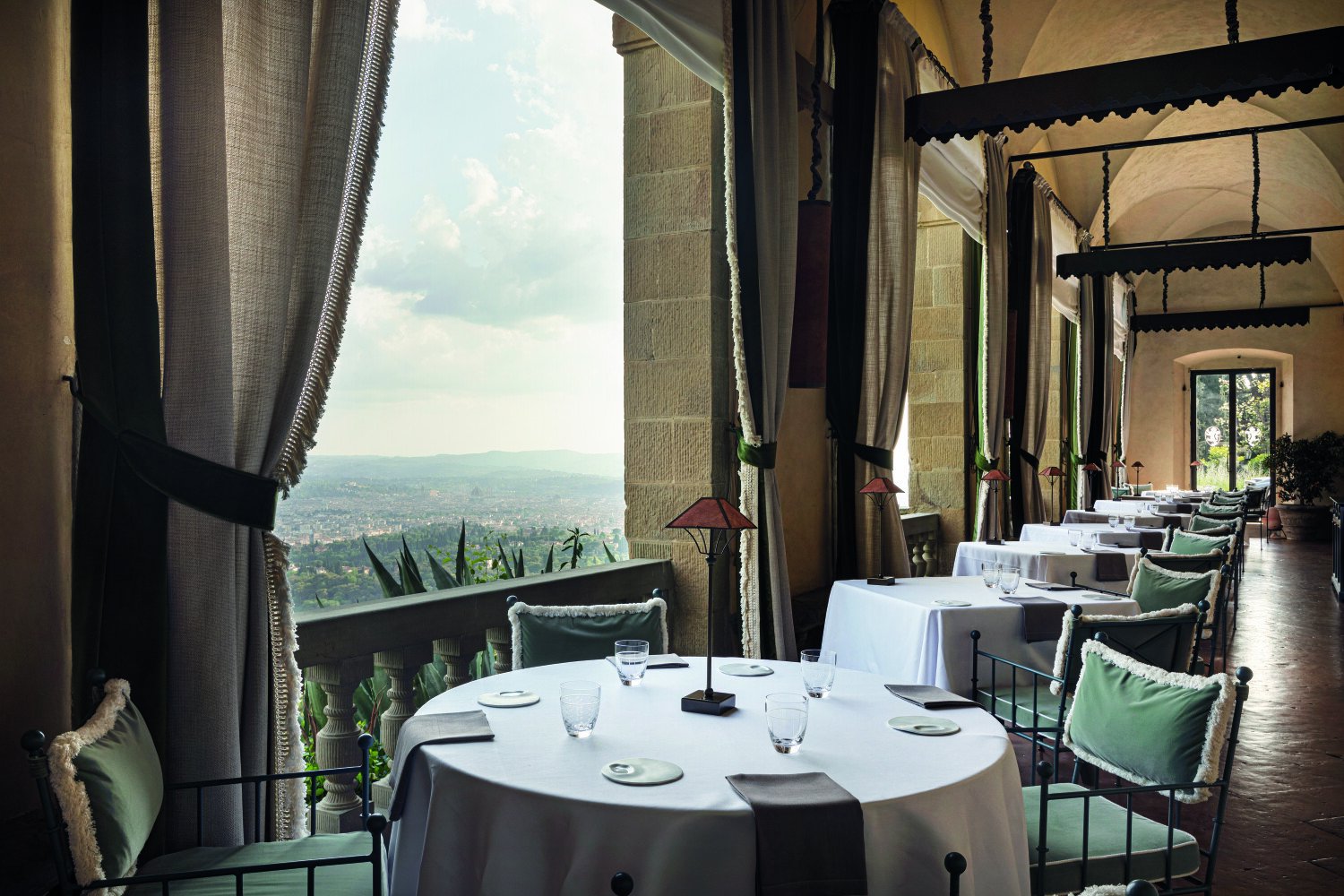 Villa San Michele restaurant in Fiesole, Italy