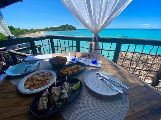 Sheer rocks restaurant in St. Mary's, Antigua and Barbuda