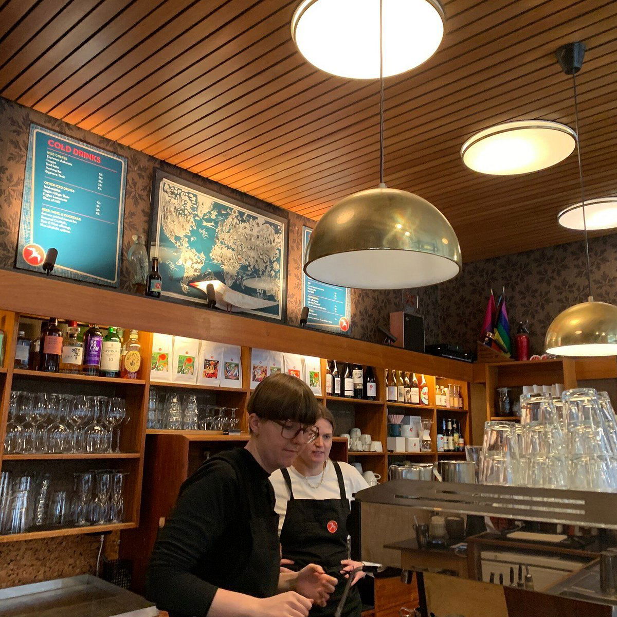 Fuglen restaurant in Oslo