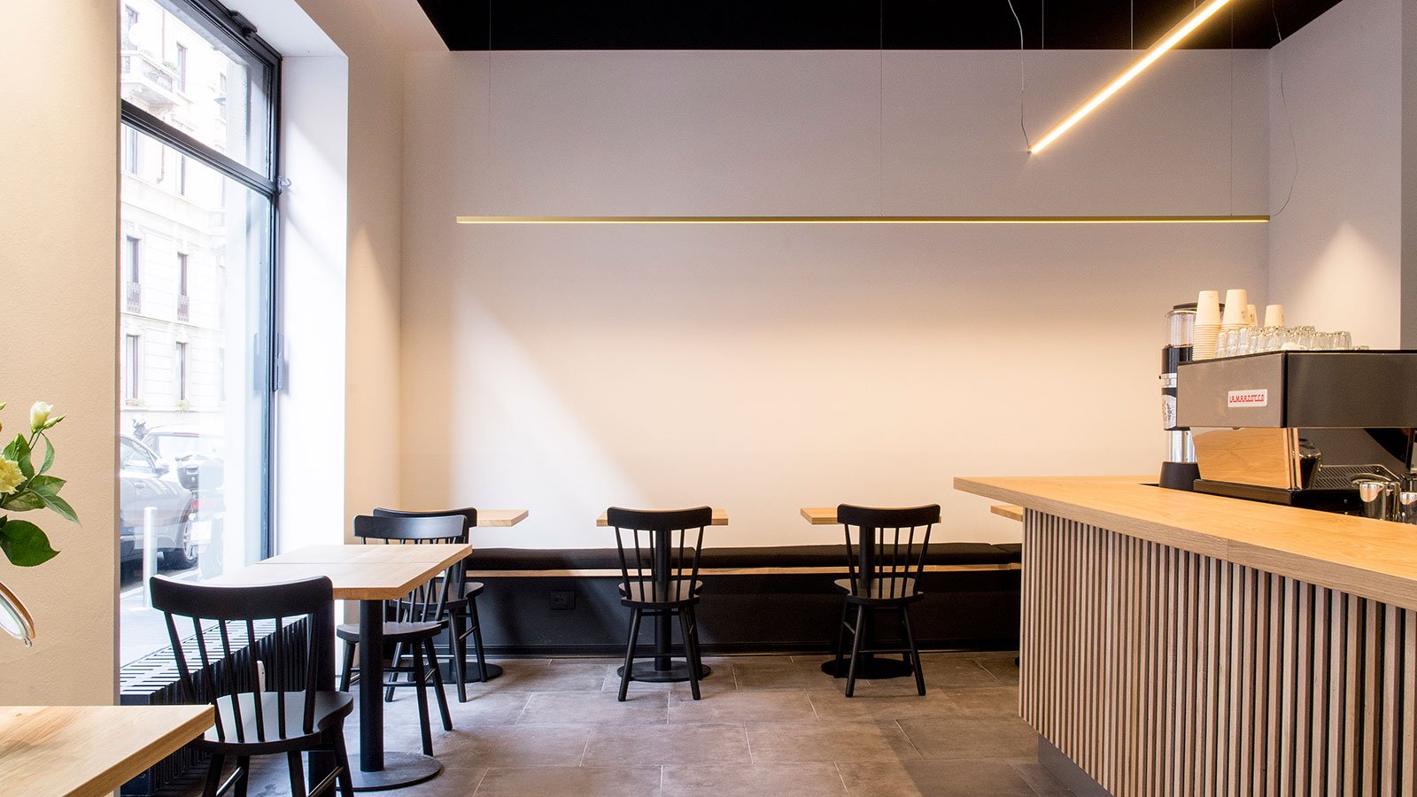 Loste Café restaurant in Milan, Italy