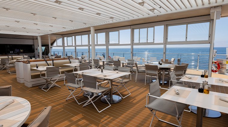 The Grill (Silver Origin) restaurant in Monte Carlo, Monaco