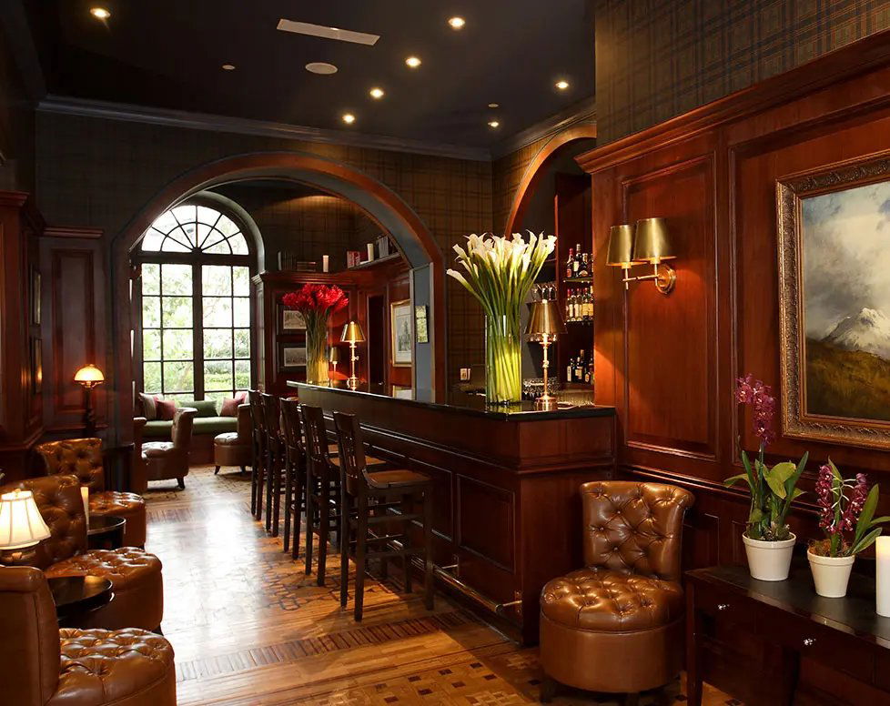 Casa Gangotena restaurant in Quito, Ecuador