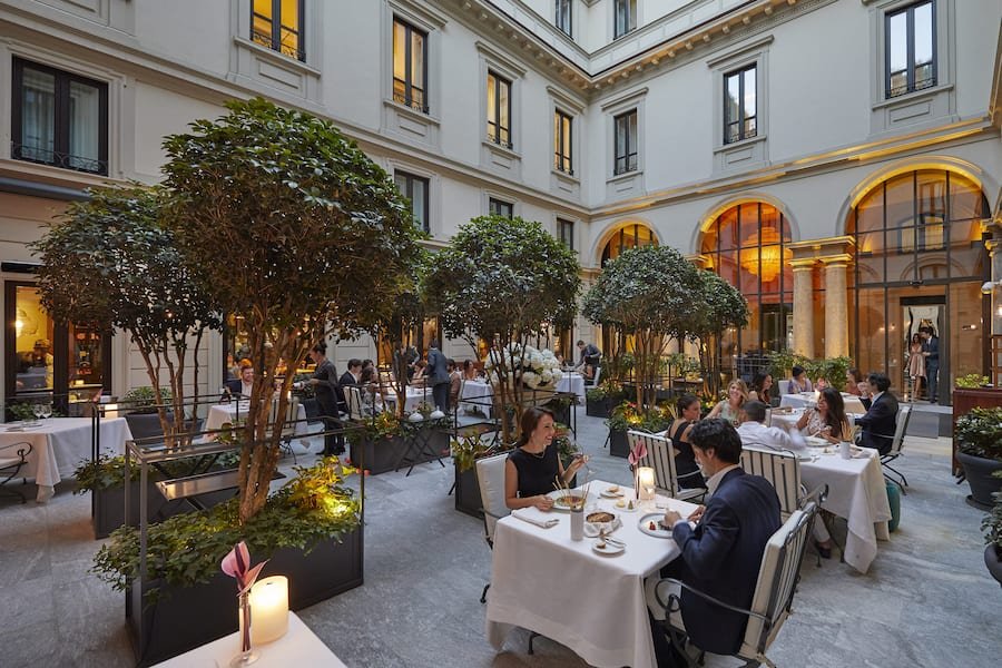 Seta restaurant in Milan, Italy