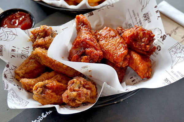 Kyochon Chicken restaurant in Los Angeles, United States