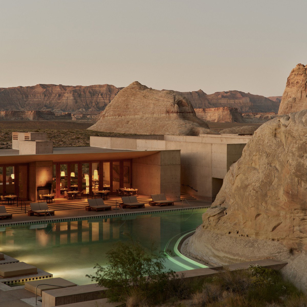 Amangiri hotel in Canyon Point, United States