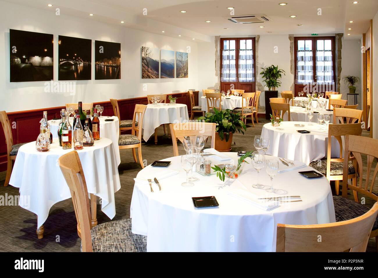 Du Cheval Blanc restaurant in Bulle, Switzerland