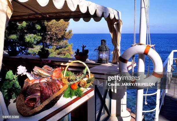 Hôtel Les Roches restaurant in Le Lavandou