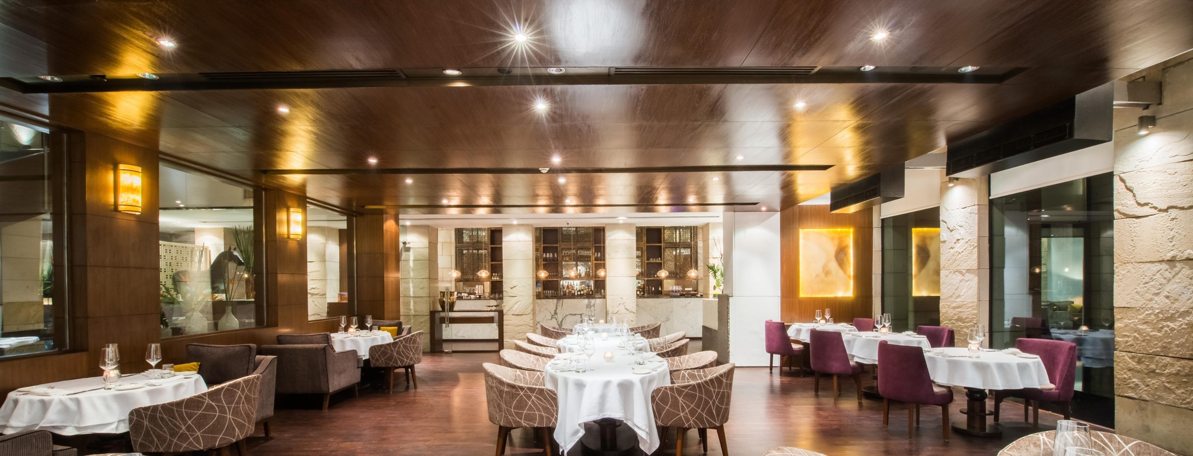 Indian Accent restaurant in New Delhi, India