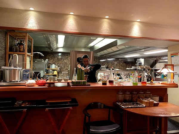 Grill French restaurant in Kyoto, Japan
