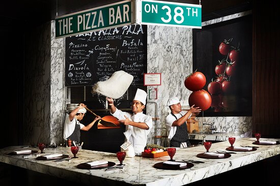 The Pizza Bar on 38th restaurant in Tokyo, Japan