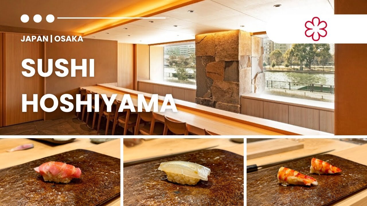 Sushi Hoshiyama restaurant in Osaka, Japan