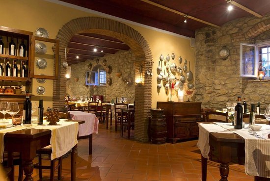 Locanda del Molino restaurant in Cortona, Italy