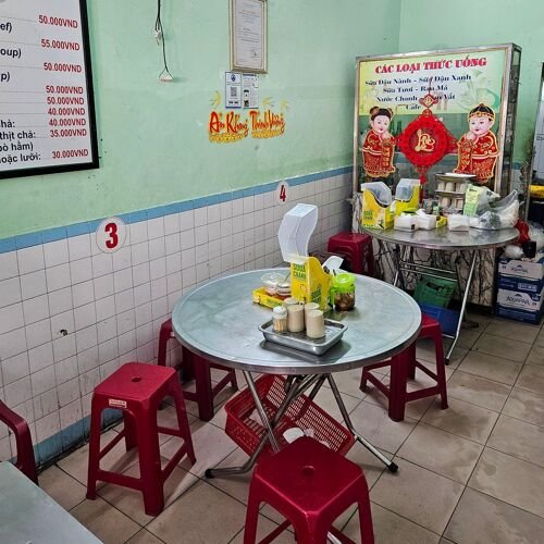 Bún Chả Cá Bà Hoa restaurant in Da Nang, Vietnam