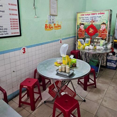 Bún Chả Cá Bà Hoa restaurant in Da Nang, Vietnam
