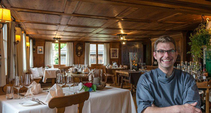 Zwyssighaus restaurant in Bauen, Switzerland