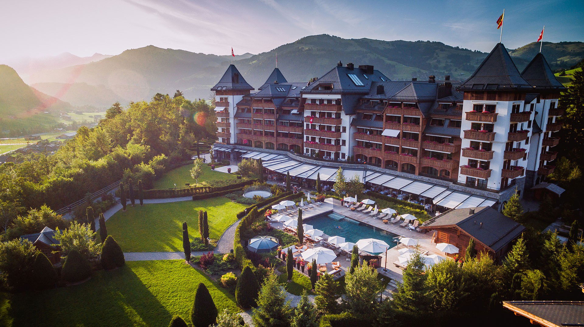 The Alpina Gstaad hotel in Gstaad, Switzerland