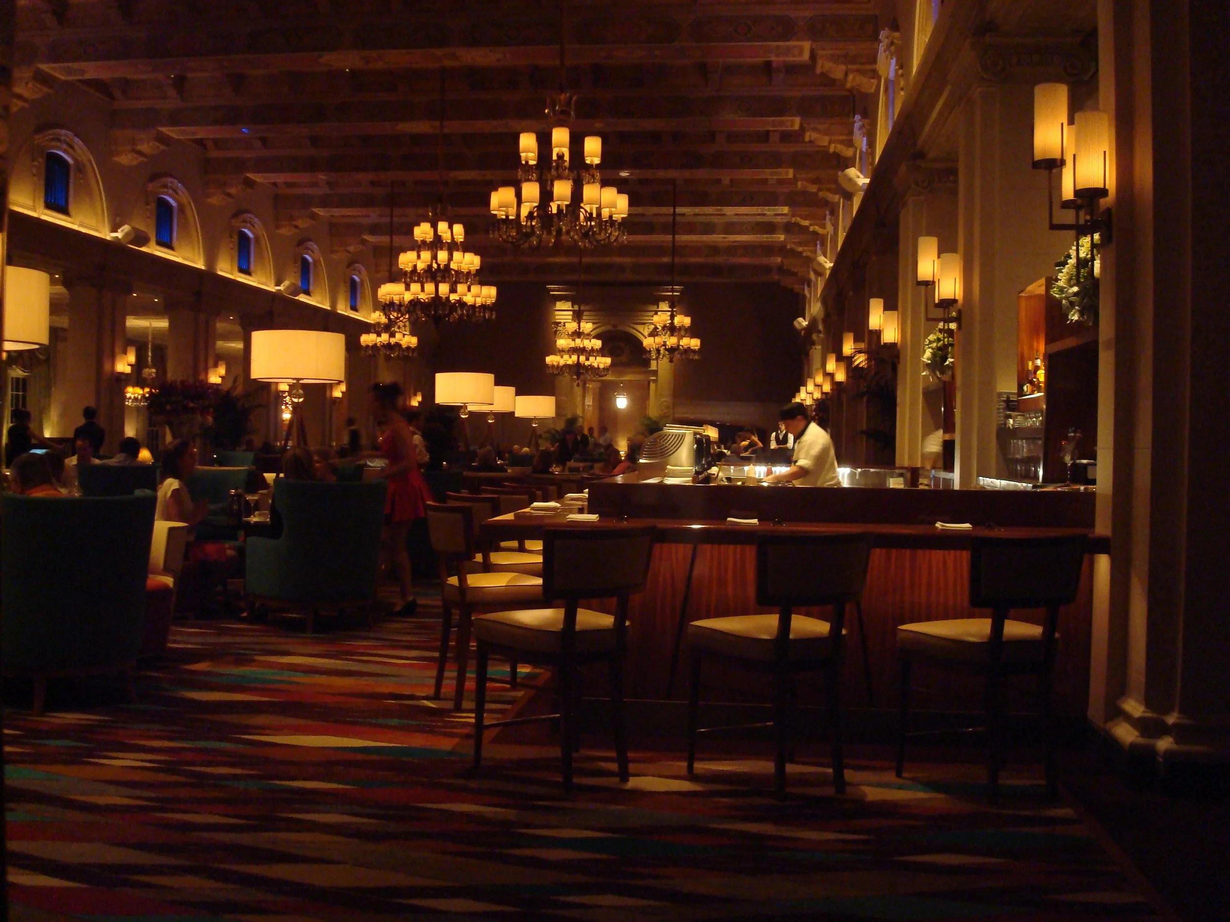 HMF at the Breakers restaurant in Palm Beach, United States