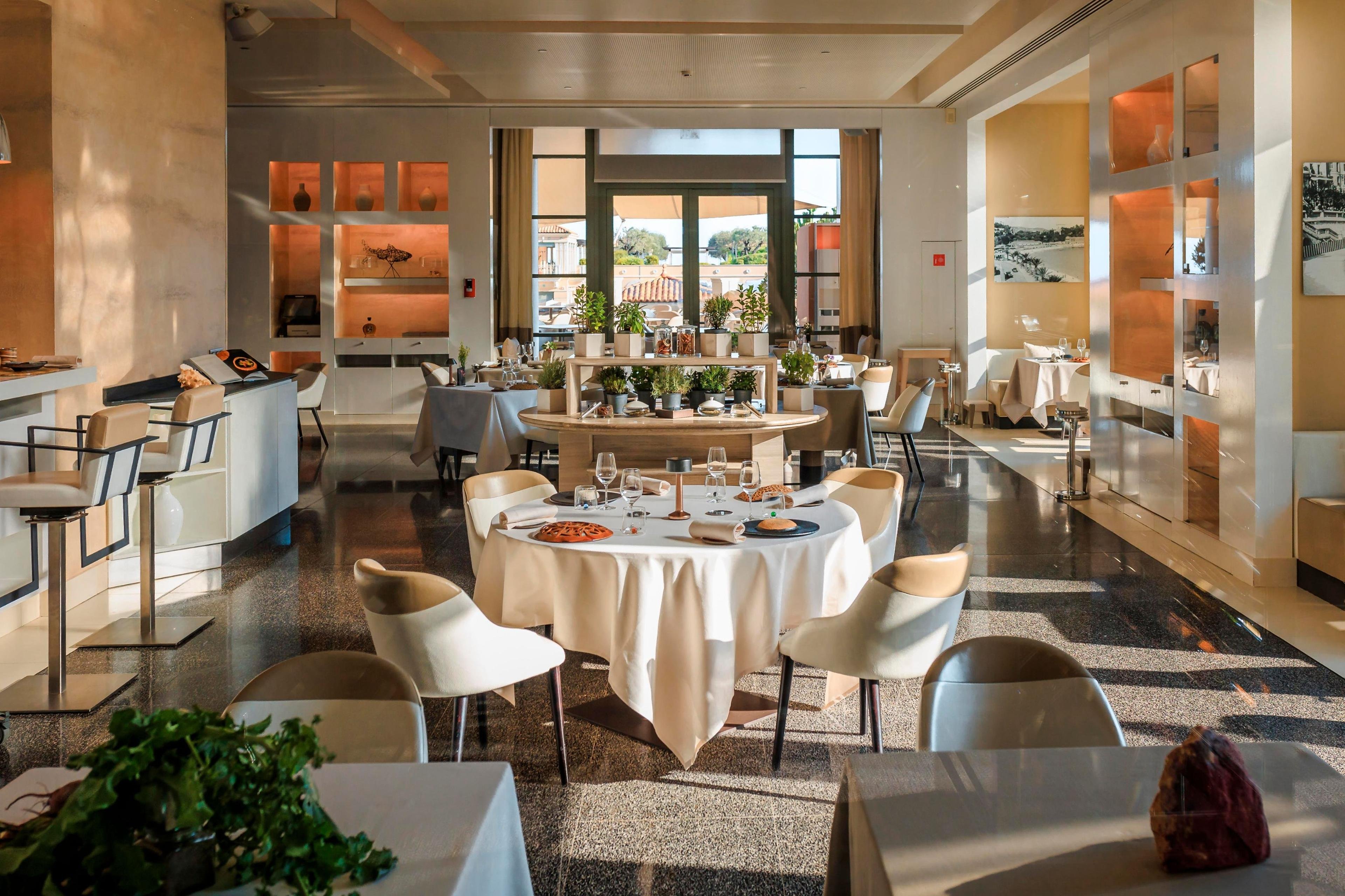 Blue Bay Marcel Ravin restaurant in Monte Carlo, Monaco