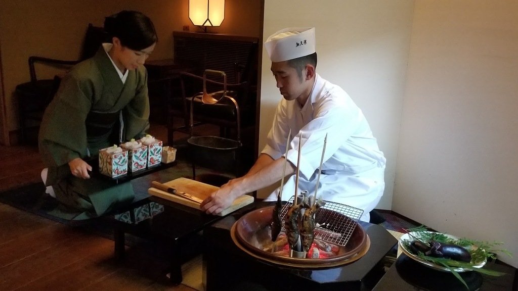 Kodaiji Wakuden restaurant in Kyoto, Japan