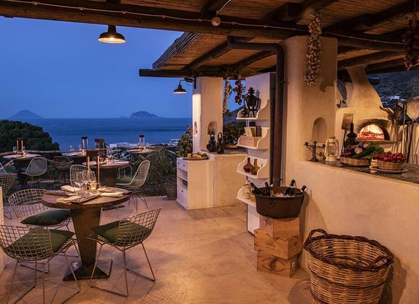 Signum restaurant in Malfa, Italy