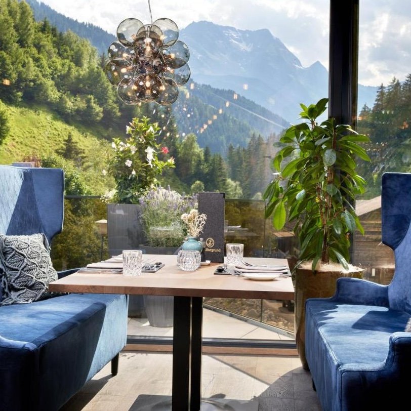 Die Geniesserstube im Alpenhof restaurant in Tux, Austria