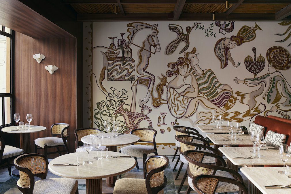 Oka restaurant in Paris, France