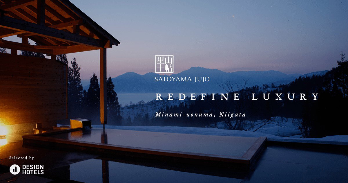 Satoyama-Jujo hotel in Niigata, Japan