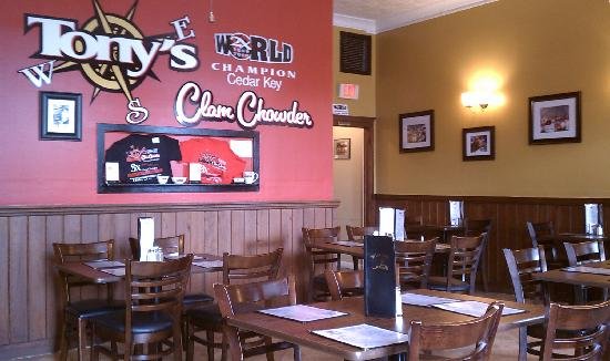 Tony's Seafood restaurant in Marshall