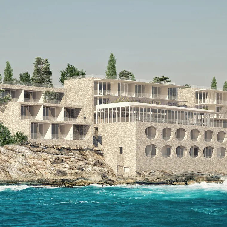 Hôtel Les Roches hotel in Le Lavandou, France