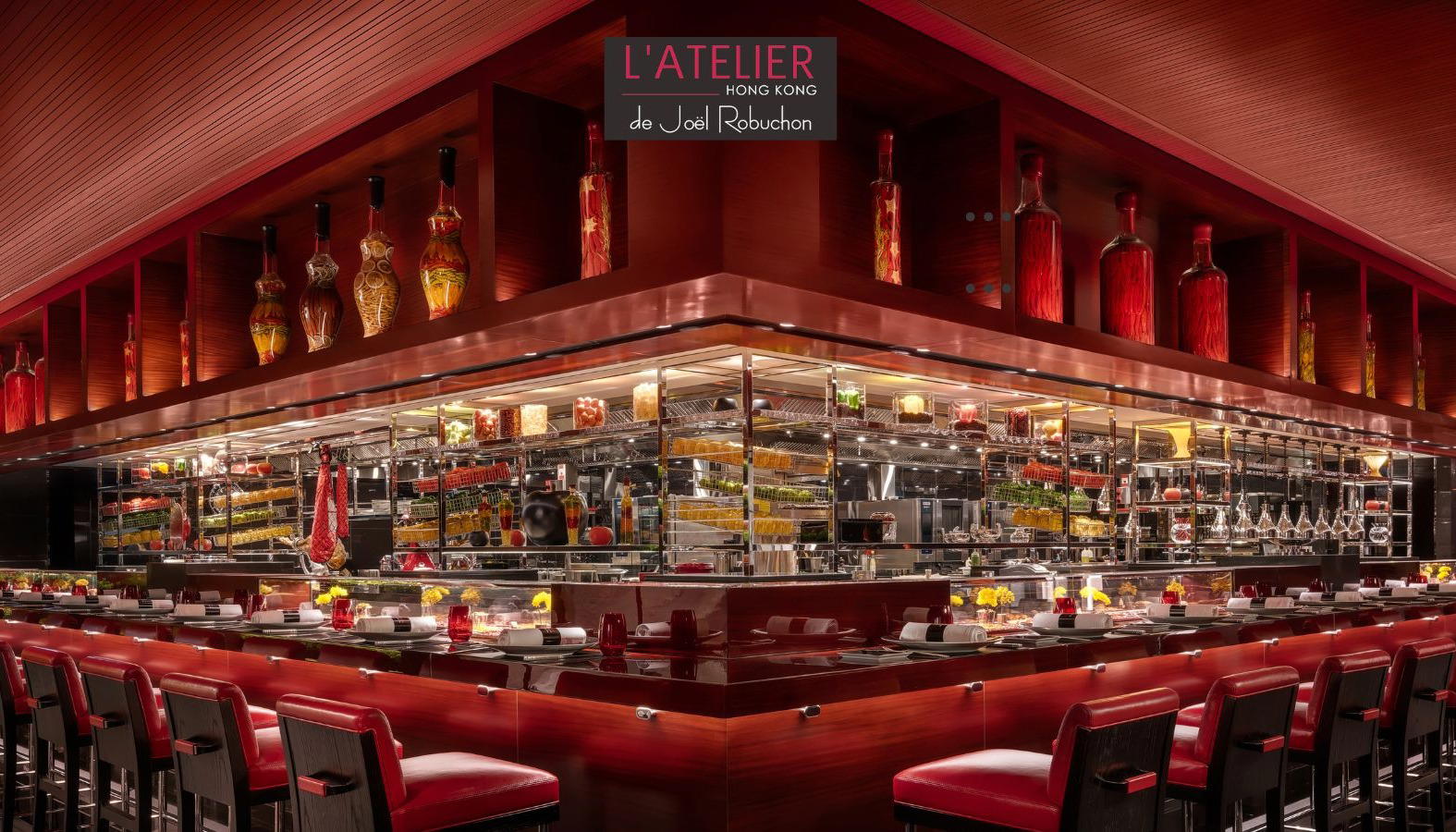 L'Atelier de Joël Robuchon restaurant in Hong Kong