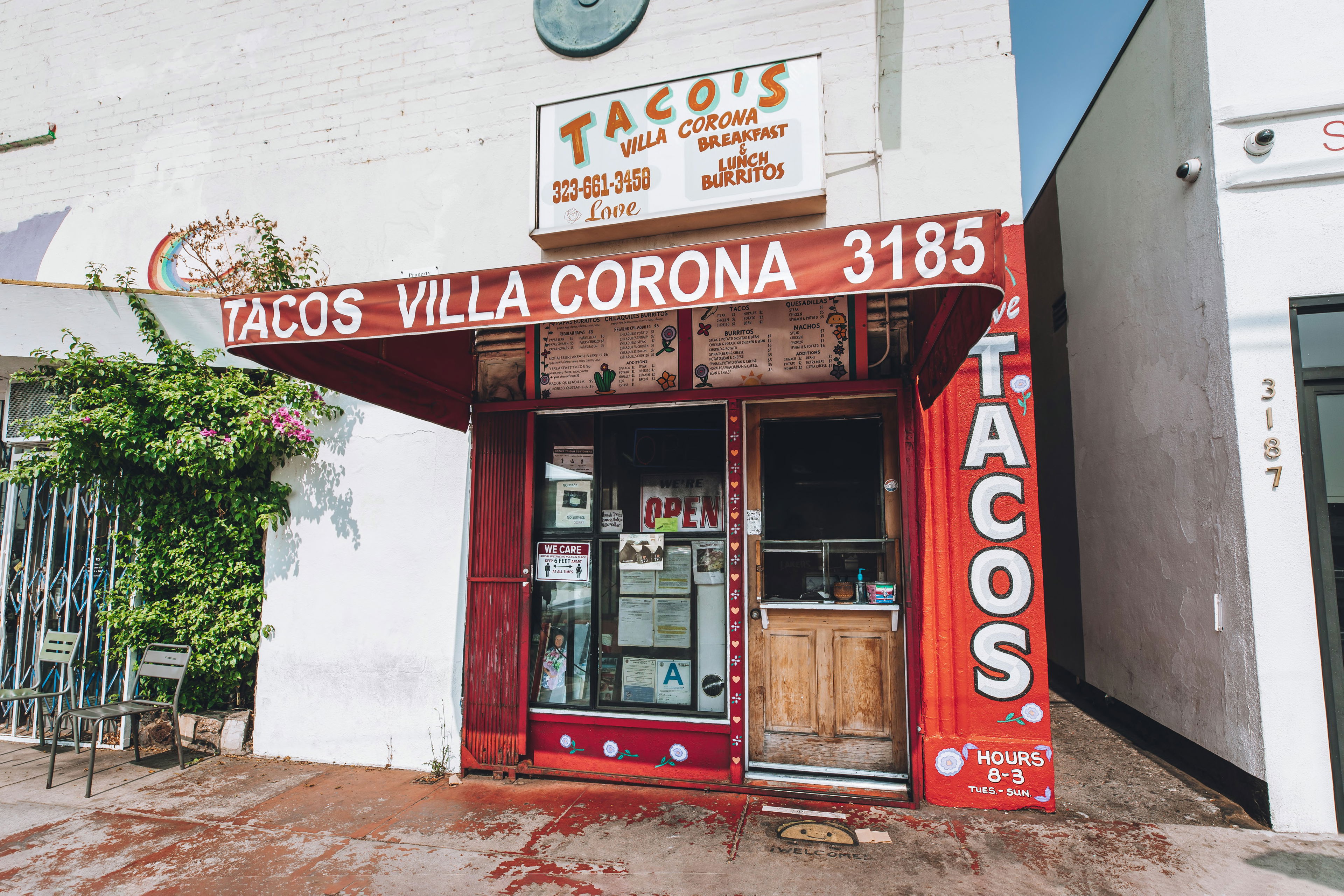 Tacos Villa Corona restaurant in Los Angeles, United States