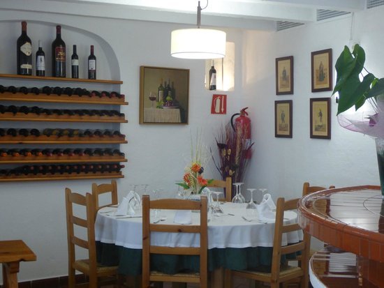 Es Cranc restaurant in Fornells, Spain
