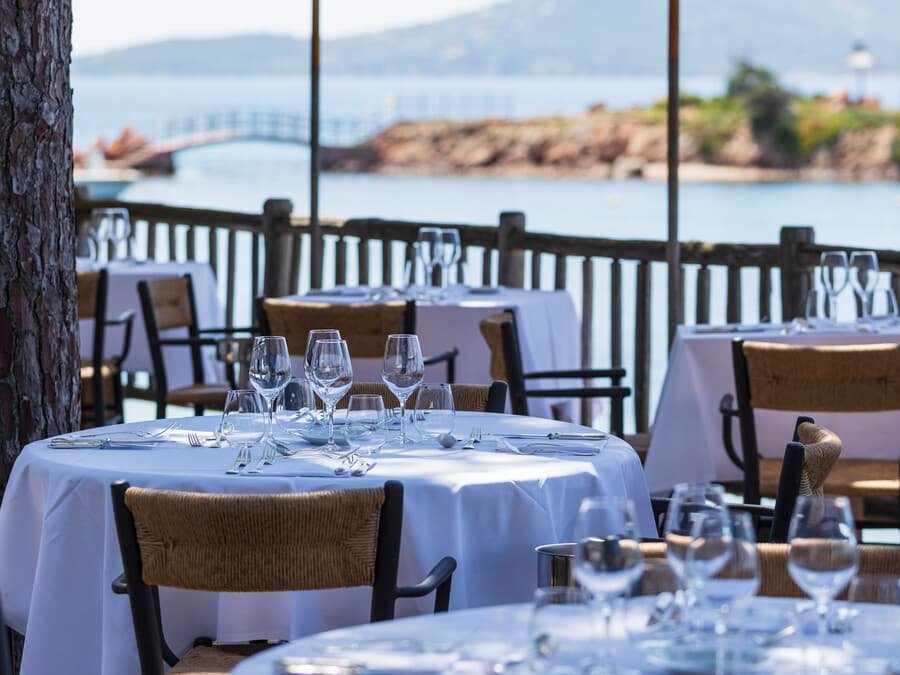 Grand Hôtel de Cala Rossa & Spa Nucca restaurant in Lecci de Porto-Vecchio, France