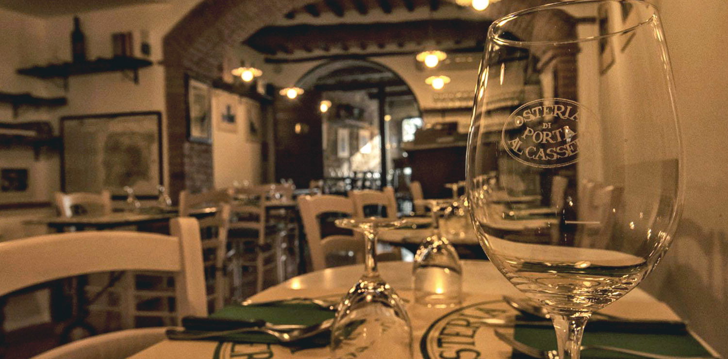 Osteria di Porta al Cassero restaurant in Montalcino, Italy