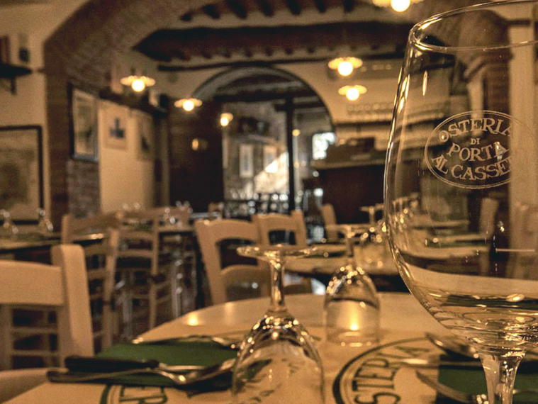 Osteria di Porta al Cassero, Montalcino, Italy