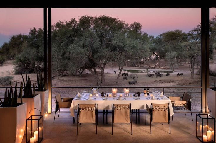 Epako Safari Lodge & Spa restaurant in Omaruru district, Namibia